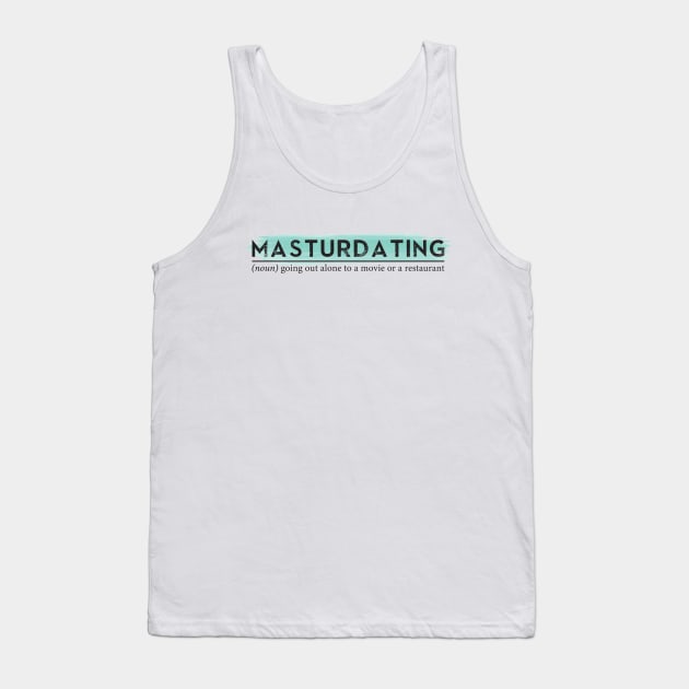 Masturdating Tank Top by adcastaway